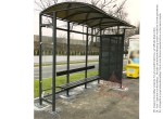 Statie Autobuz cu Bancheta si Caseta Afisaj si Reclame  SAT-1
